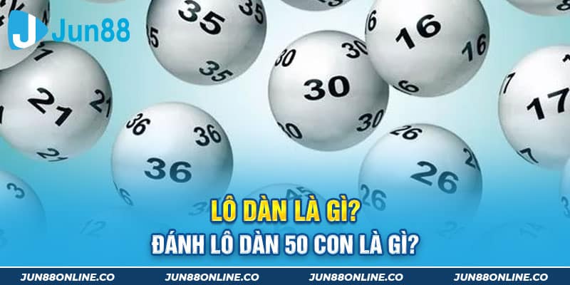 Lô dàn là gì? Đánh lô dàn 50 con là gì?